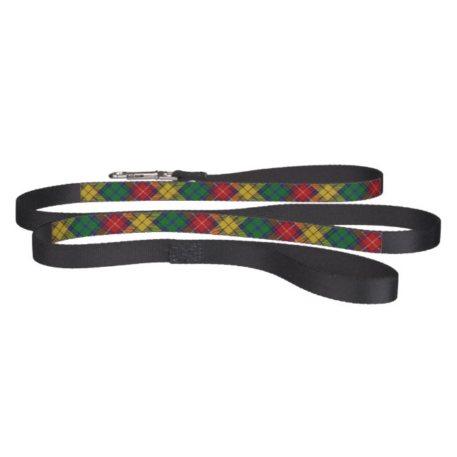 Peppy Pets Clan Buchanan Tartan Plaid Pet Leash (Full)