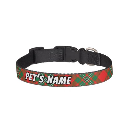 Peppy Pets Clan Gregor MacGregor Tartan Pet Collar