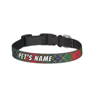 Peppy Pets Clan MacLean Red Tartan Pet Collar