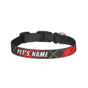 Peppy Pets Clan Wallace Tartan Pet Collar