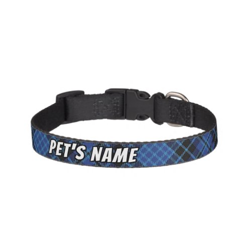 Peppy Pets Scottish Clergy Clan Clark Tartan Pet Collar