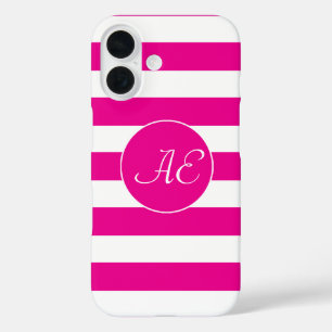 Peppy Pink Cabana Stripes Case-Mate iPhone Case