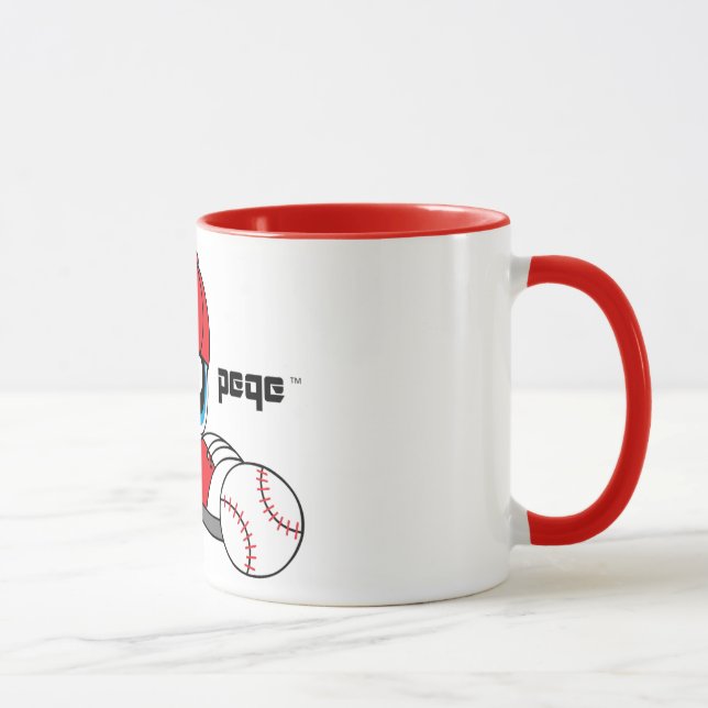PEQE Baseball Character Mug (Right)
