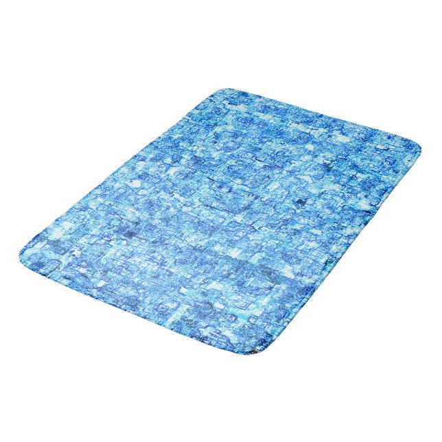 Pequenos entalhes em desenho como à caneta bath mat (Angled)