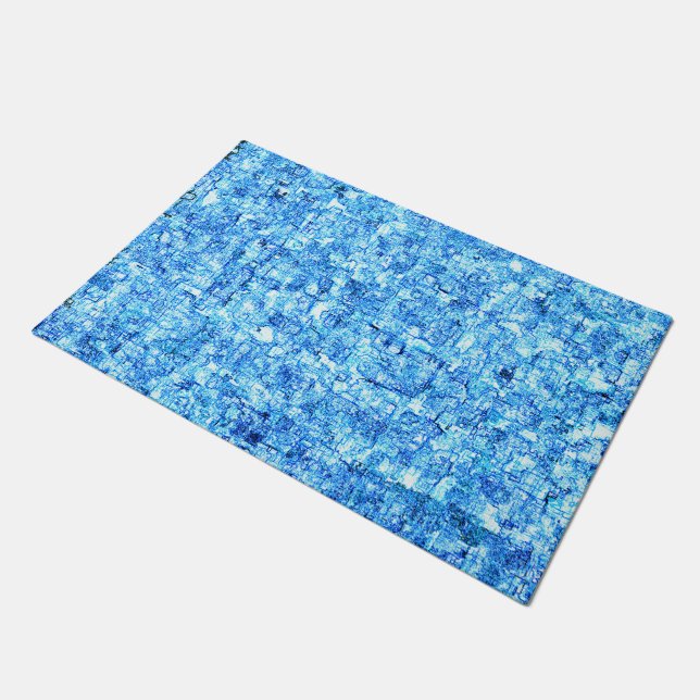 Pequenos entalhes em desenho como à caneta doormat (Angled)