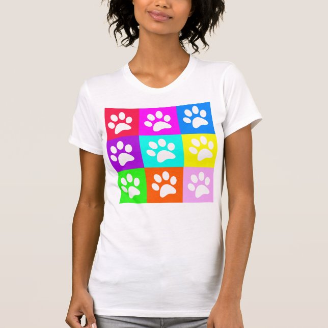 "Per Paws” Pop Art T-Shirt (Front)