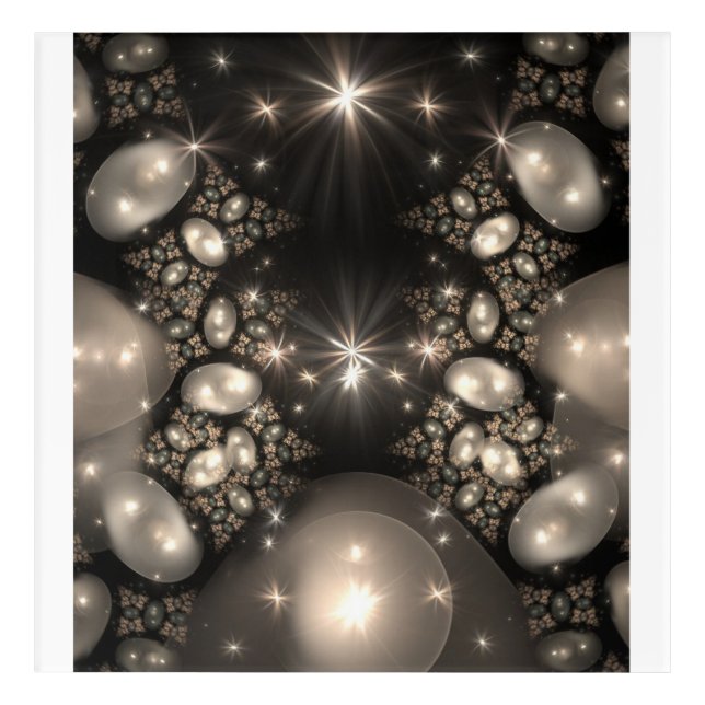 Peral Spakles Acrylic Print (Front)