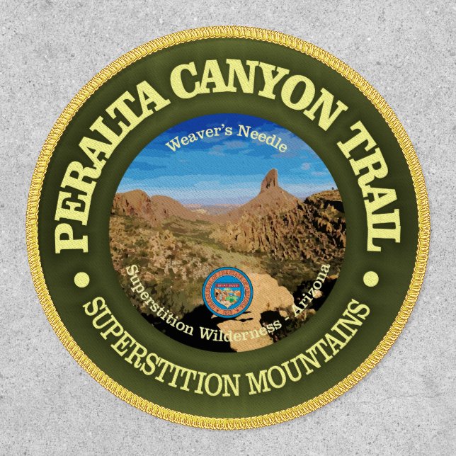 Peralta Canyon Trail  Patch (Front)