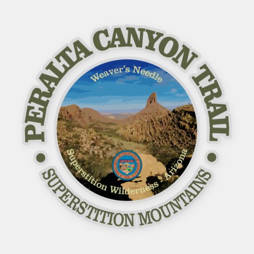 Peralta Canyon Trail Sticker