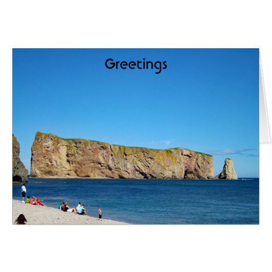 Percé Rock in the Gulf of the St. Lawrence (Front Horizontal)