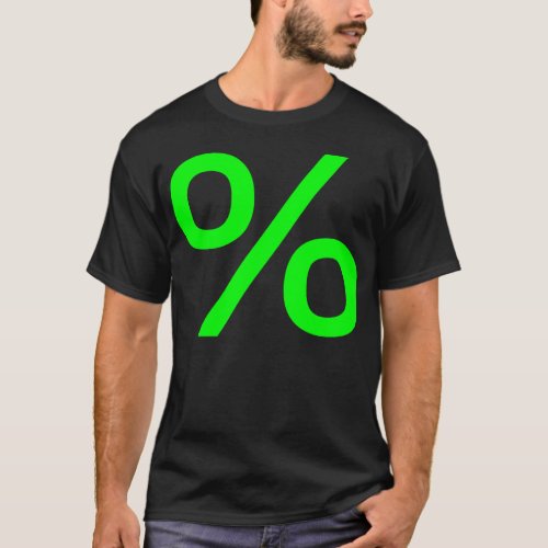 Percent _ Green T_Shirt