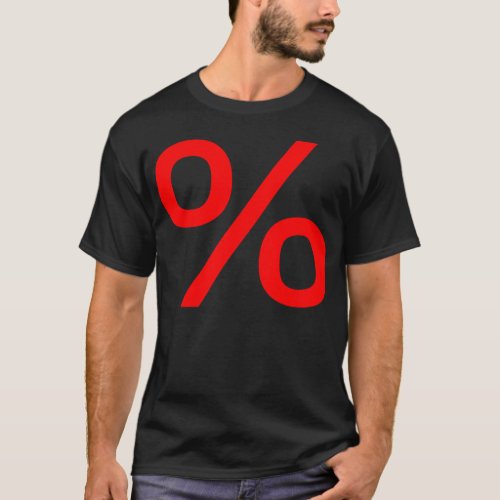 Percent _ Red T_Shirt