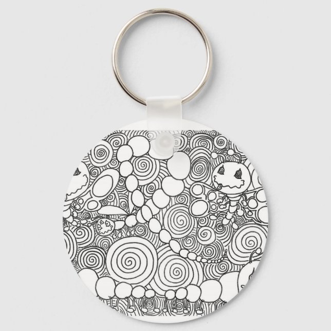 Percentum Bugz Keychain (Front)