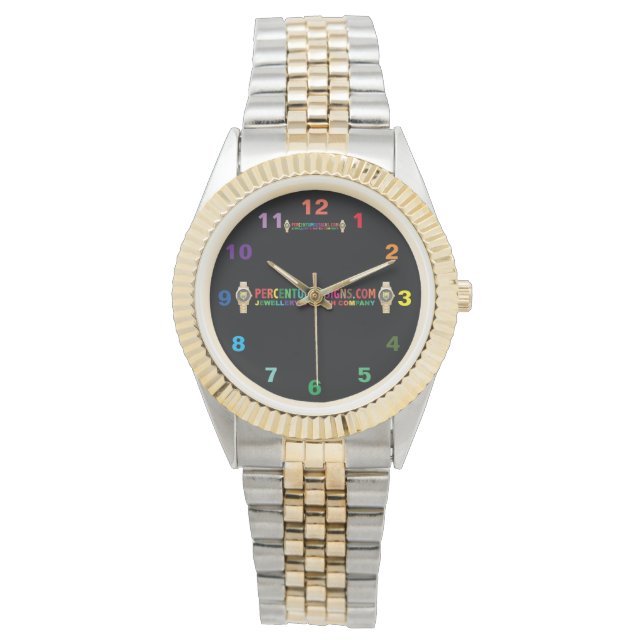 Percentum Designs Watch Company Two Tone Watch (Front)