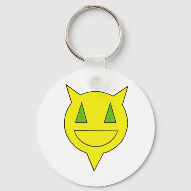 Percentum Head Keychain (Front)