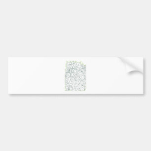 Percentum Heads Bumper Sticker