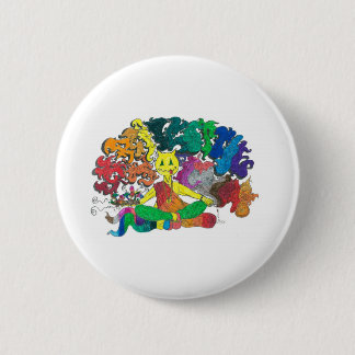 Percentum Levitating Pinback Button