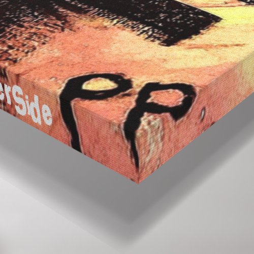 Perception Collage Stretched Canvas Print