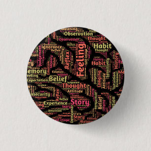 Perception Inspirational Word Art Button
