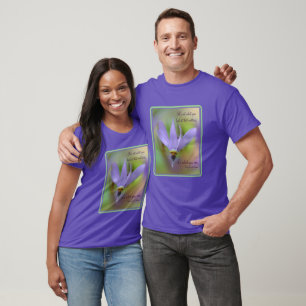 Perception Quote Purple Flower Inspirational T-Shirt