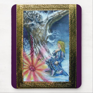 PERCEVAL AND VISION OF THE HOLY GRAIL MOUSE PAD