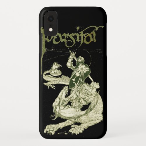 PERCEVAL FIGHTING DRAGONQUEST HOLY GRAIL Fantasy iPhone XR Case