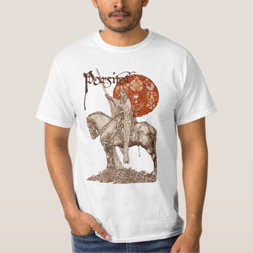 PERCEVAL LEGEND QUEST OF HOLY GRAIL Red Fantasy T_Shirt