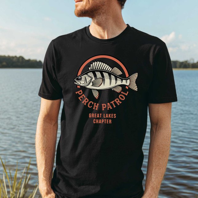 Perch Patrol Great Lakes Freshwater Fishing T-Shirt (Creator Uploaded)