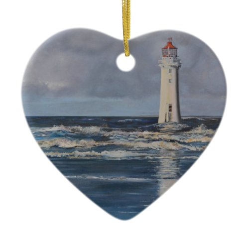 Perch Rock Lighthouse Ceramic Ornament