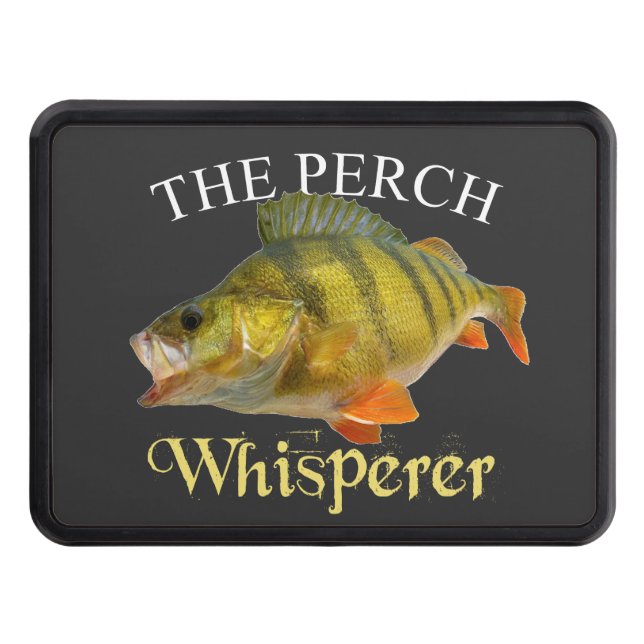 Perch Whisperer Dark Hitch Cover (Front)