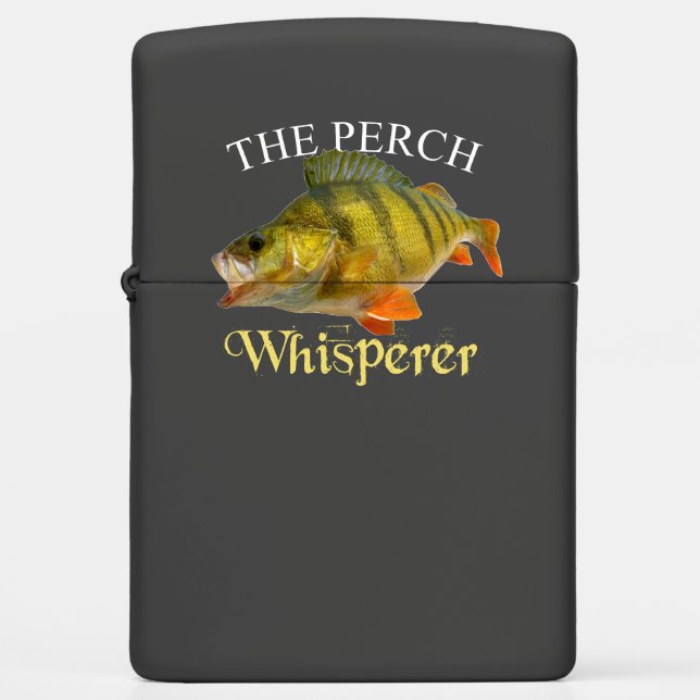 Perch Whisperer Dark Zippo Lighter (Front)