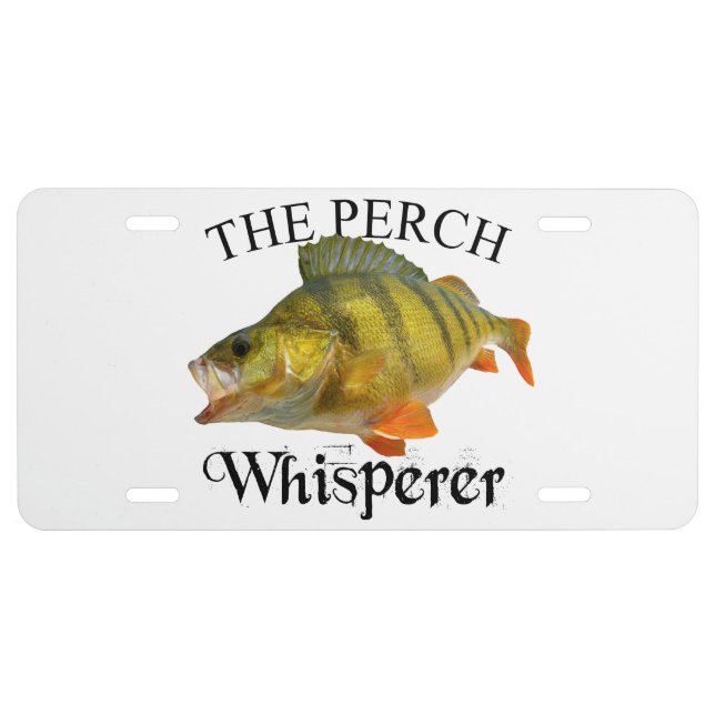 Perch Whisperer Light License Plate (Front)