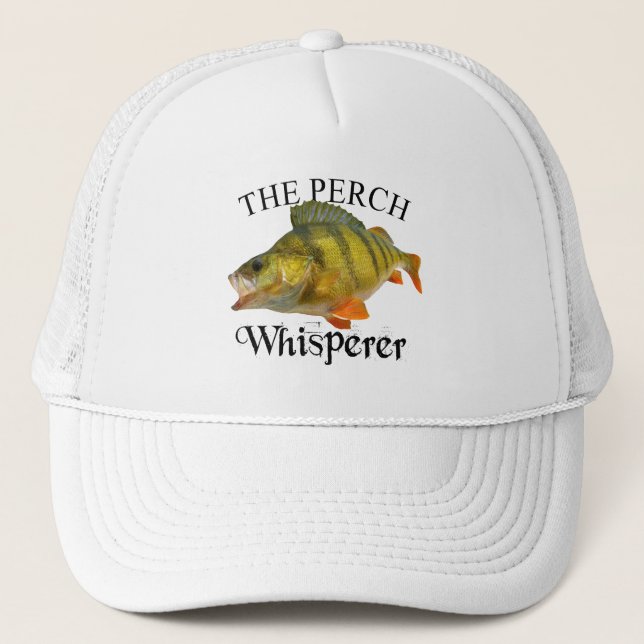 Perch Whisperer Light Trucker Hat (Front)