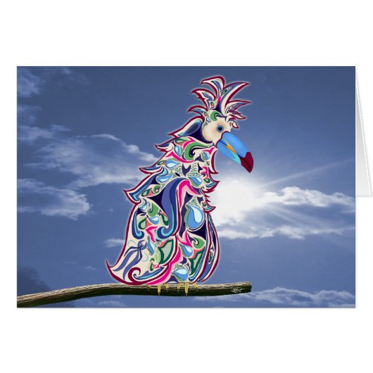 Perched Cards (Front Horizontal)