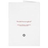 "Perched Hummingbird" Cards (Back)