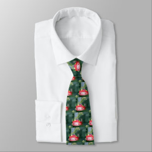 Perched Hummingbird Neck Tie