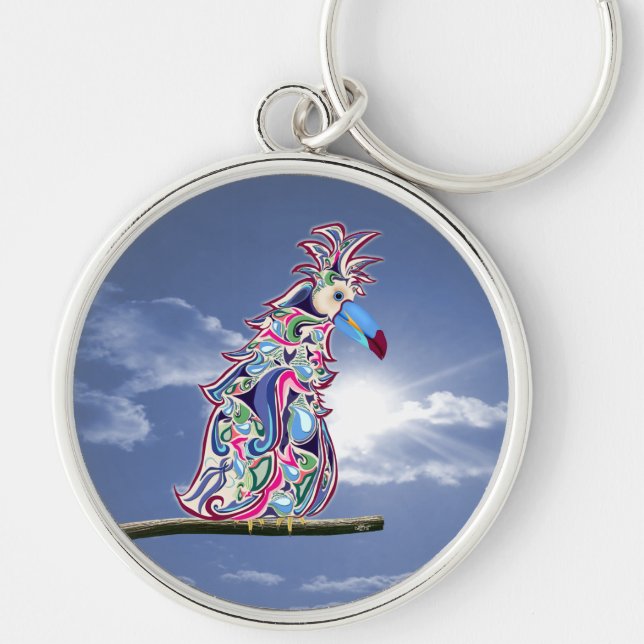Perched Keychain (Front)