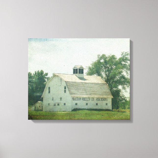 Percheron Barn Canvas Print (Front)