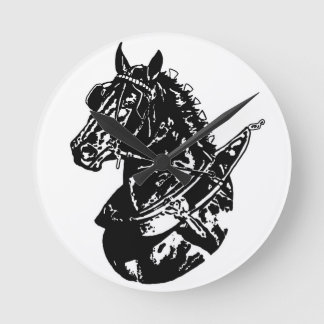 Percheron Draft Horse Wall Clock