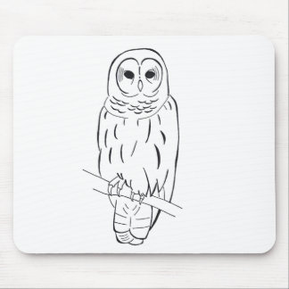 Perching Owl mousepad