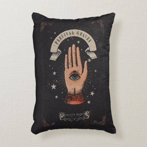 PERCIVAL GRAVES Magic Hand Graphic Decorative Pillow