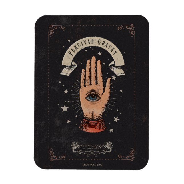 PERCIVAL GRAVES™ Magic Hand Graphic Magnet (Vertical)