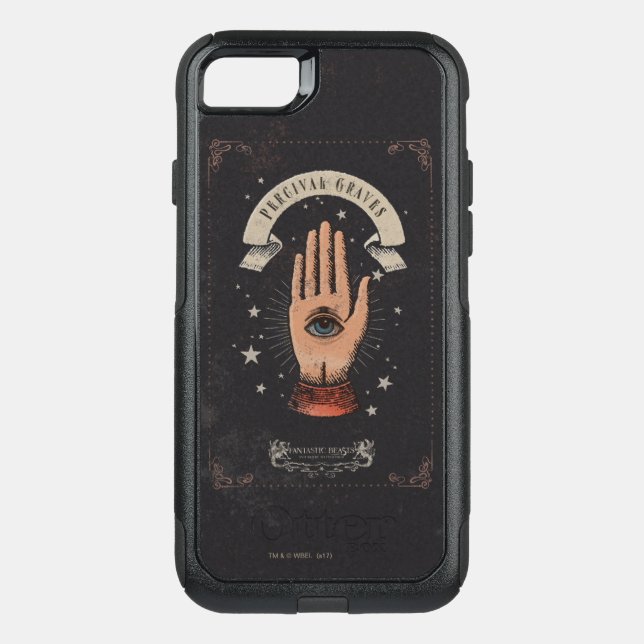 PERCIVAL GRAVES™ Magic Hand Graphic Otterbox iPhone Case (Back)