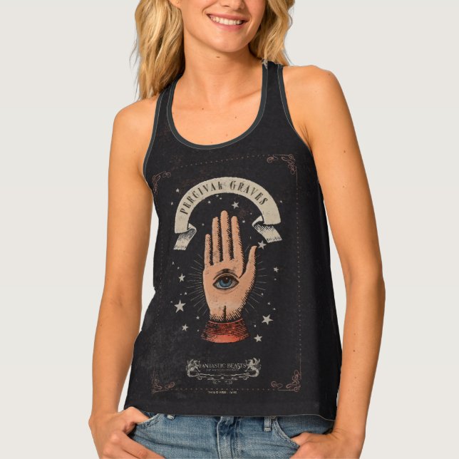 PERCIVAL GRAVES™ Magic Hand Graphic Tank Top (Front)
