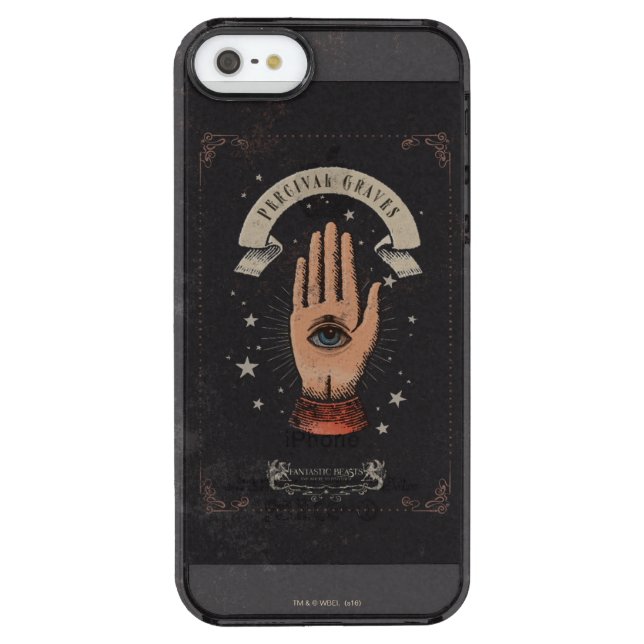 PERCIVAL GRAVES™ Magic Hand Graphic Uncommon iPhone Case (Back)