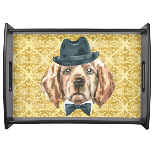 Percival the Lab Serving Tray (Front)