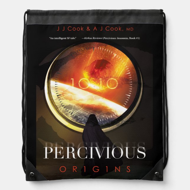 Percivious Origins Drawstring Backpack (Front)