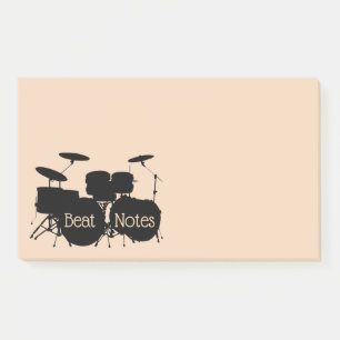 Percussion Drum Set Design Post-It Notes
