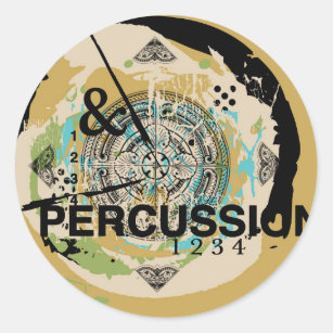 Percussion Laptop/Drum pad/etc Sticker