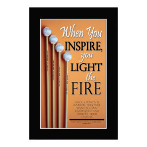 Percussion Music Quotes Inspirational Poster